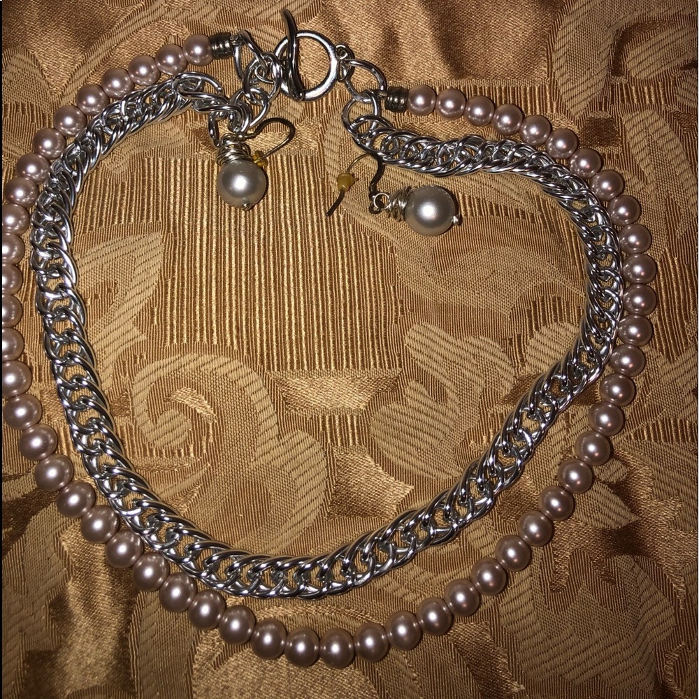 Earrings and necklace set. Any 3 for $50.00!